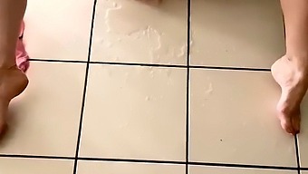 Young And Stunning Girl Indulges In Self-Pleasure And Squirts Vigorously In Her Living Room, Exhibiting Her Slutty Side By Urinating Profusely With A Powerful Ejaculation