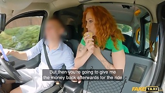 Stunning Redhead With A Perfect Body Gets Rough Sex In A Fake Taxi