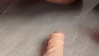 Intense Anal Play With A Dildo