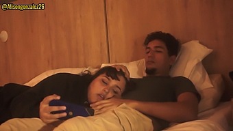 Argentina Stepbrother Accidentally Swallows My Dick During Movie Watching